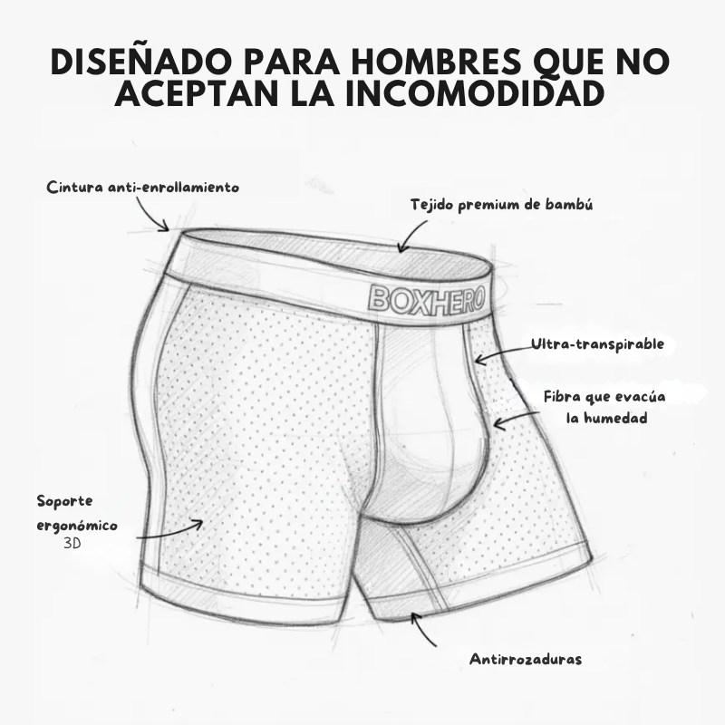 Boxers reinventados: la comodidad del bambú que te acompaña en cada movimiento